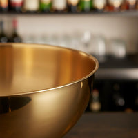 Stainless Steel Ice Bin Wide Mouth Champagne Bowl Large Capacity