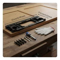 Door Hinge Router Template Exact Cutting Door Hinge Jig Fits Standard Hinges for Carpenters, Woodworkers, Carpentry, Home Improvement