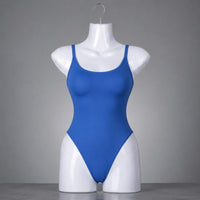 White Female Torso Mannequin Plastic Hanging Torso Form Glossy Finish Women's Mannequin Body Metal Hook