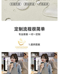 围裙家用厨房园艺画室超市奶茶美甲餐饮后厨服务员工作服印字定制