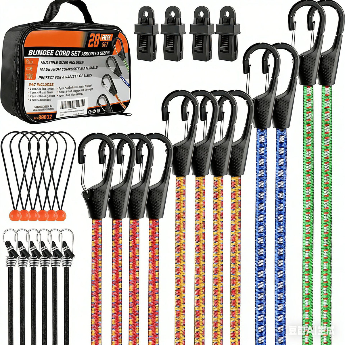28-piece Bungee Cord