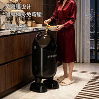 客厅垃圾桶家用2026新款高档翻盖大容量厨房厨余桶卧室卫生间纸篓