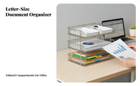 Stackable Letter-size document Drawer Easy Classification Desk Storage Box Large Capacity