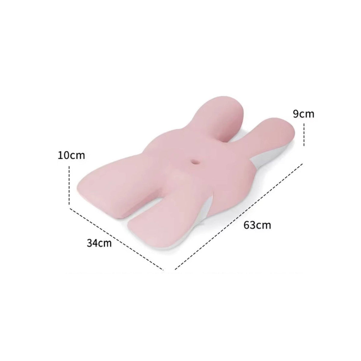 Ergonomic Design Side Sleeper Beauty Pillow Slow Rebound Face Cradle Pillow Reduces Hair Friction for Women, Adults, Nightly Use, Bed, Home