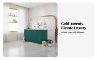 Light Luxury Design Cream Design Cashier Desk Long-Lasting Construction Modern Reception Desk Enamel Finish Commercial Checkout Counter Shipped Fully Assembled for Salon Owners, Receptionists, Clothing Boutique, Spa, Lobby