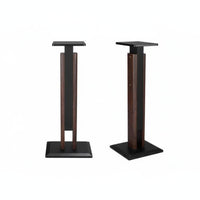 Wooden High-Fidelity Speaker Stand Solid Wood Construction Floor Speaker Stand Stable Wide Base Audio Accessory for Audiophiles, Living Room, Study