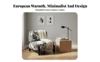 Upholstered Single Sofa Distinctive Design Lounge Chair Modern Minimalist soft and luxurious Upholstery for Students, Bedroom