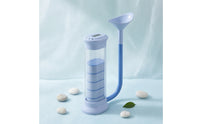 Compact Respiratory Exerciser with Chamber Upright Breathing Exerciser with Mouthpiece Portable Respiratory Muscle Coach User-Friendly for Athletes, Singers, Rehabilitation, Home Workouts