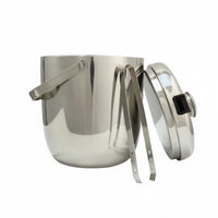 Stainless Steel Ice Bucket Rust Resistant Ice Bucket with Handle Heavy Duty Beverage Chiller Tub for Outdoor