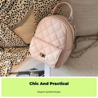 Large capacity PU leather backpack