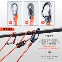 坎乐单腰式安全带高空作业大钩轻便护腰保险带户外空调电工安全带