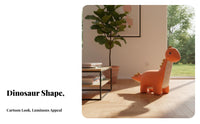 Dinosaur Pouf Multi-Purpose creatureShaped Seat Soft & Comfortable Stable and Sturdy for Bedroom