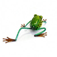 Frog Figurine Cute Frog Sculpture Garden Ornament for Collectors, Patio