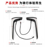 Front Fairing Leg Guard Light with Daytime Running Light and Turn Signal for Indian Black Horse Challenger Navigator