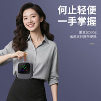 Portable Foldable Clothes Dryer with PTC Heating, Timer, Touch Control, 5-10kg Capacity, US Plug