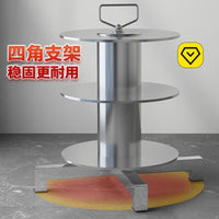 Wire Dispenser Rack, Multi-Reel, Adjustable Speed, Stainless Steel Frame