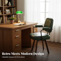 Upholstered rotating Chair Ergonomic Backrest Desk Seat Adjustable Height