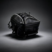 Strap-on Motorcycle Rear Seat Bag Compact Motorcycle Tail Bag with Straps Stable Easy to Clean for Daily Commutes