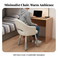Vanity Makeup Chair Multi-Purpose Molded Plastic Side Chair Space-Saving