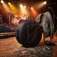 Zippered Drum Bag with Stick Pocket Sturdy Drum Storage Bag Portable Case Padded for Musicians, Gigs