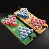 Mini Double Basketball Board Drinking Game Tabletop Football Toy