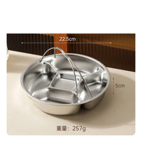 5-Compartment Steaming Plate Robust 5-Compartment Steamer Tray Environmentally