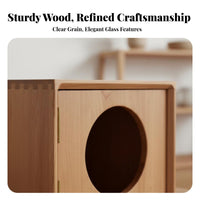 Freestanding Storage Integrated Nordic Aesthetic Bookcase Japanese Aesthetic
