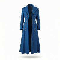 Double-Breasted Coat Tailored Long Coat Fit Overcoat for
