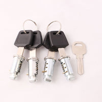R&D Engineering Vehicle Fuel Tank Cap Turn Lock Core, Zinc Alloy, Blade Lock Core