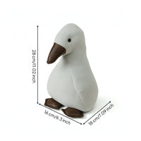 Duck Door Stopper Decorative Textile Door Stopper Heavy for Living Room, Bedroom