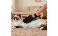 Pet Hair Remover Glove Gentle Massage Grooming Glove Double-Sided Bristles