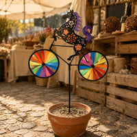 Horse Wind Yard-Mounted Pedal Cycle Wind Multicolor