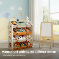 harethe designed Toy Bin Organizer Large Capacity Kids storage unit Rounded Corners
