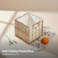 Woven Sundry Holder Handmade Desktop Sundry carrier Rustic aesthetic for Professionals