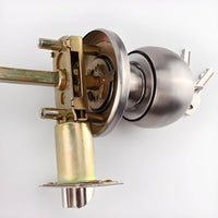 Cylindrical Door Lock Three-Bar Construction Home Hardware Square Strike Plate