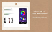 RGB LED strip kit, app control.
