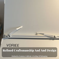 double-tier Document Holder Sturdy Construction 2-Tier Computer Riser Easy Assembly