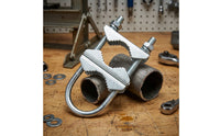 U-Bolt Pipe Clamp M8 Pipe Clamp with Saddle Zinc-Coated-Bolt with Saddle Plate for Installers, Hobbyists