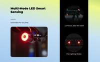 Ultra-Bright Waterproof Bike Rear Light, Smart, Easy Install
