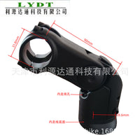 Bicycle Internal Cable Adjustable Stem 3D Forged Oxidized Sand Black 90*31.8*28.6 Folding Bike Stem