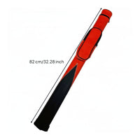Padded Protection 2-Piece Cue Case Accessory Pocket Soft Pool Cue Bag Waterproof Pool Stick Carrying Bag Dustproof for Travel