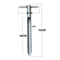Manual Planting Auger Heavy-Duty Manual Soil Digger for Farm, Farmers, Gardeners