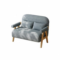 2-in-1 Design Extendable Daybed Two-Way-Use Pull-out Loveseat Sleeper Space-Saving Sofa Bed Sturdy Frame for Apartment Dwellers, Homeowners, Students, Small Areas, Balcony, Bedroom, Office