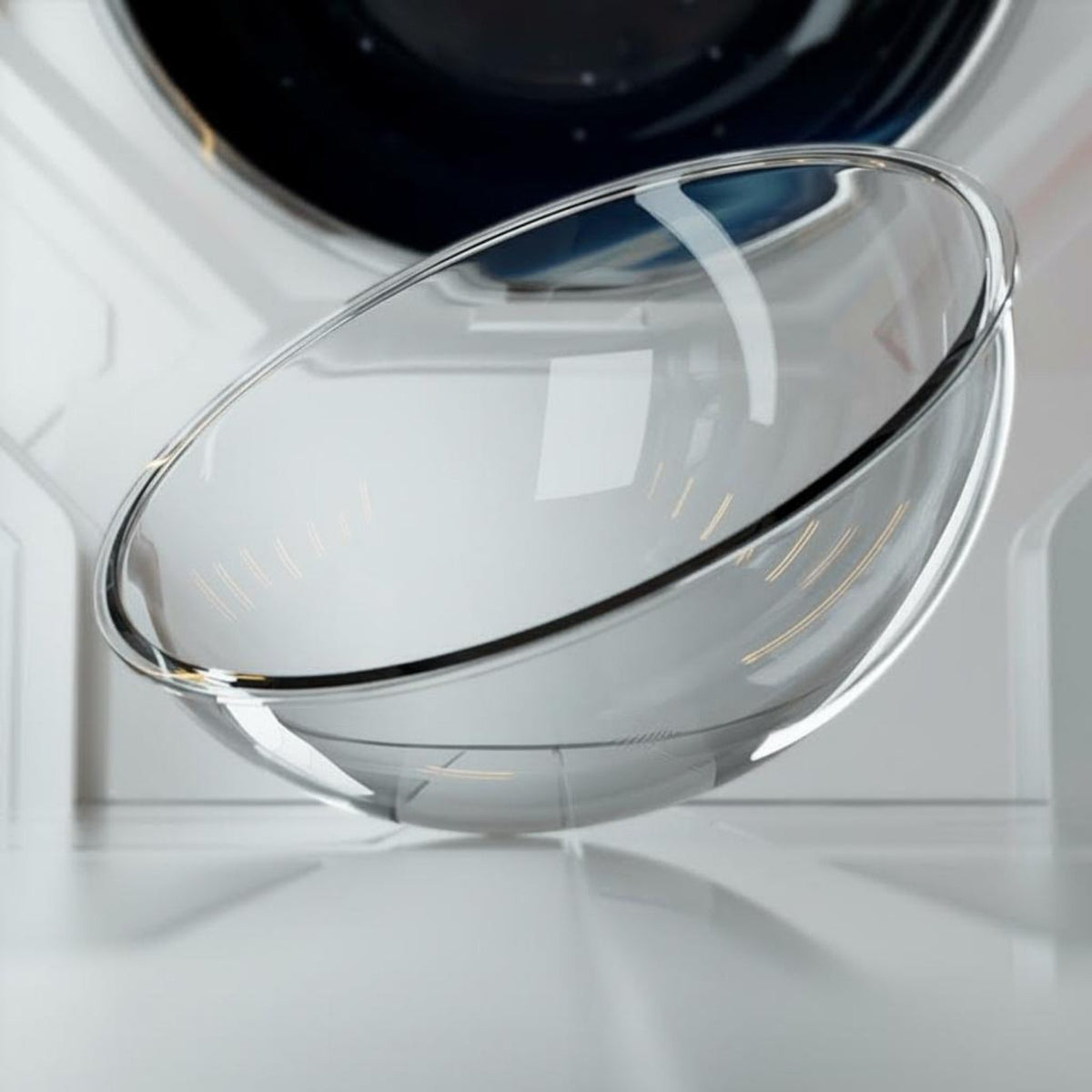 Acrylic Space Capsule Cat Bed Transparent Dome