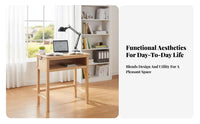 Single Student Desk with Chair Long-Lasting Construction child's Desk and Chair Set Easy Assembly Ergonomic Design for Students
