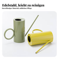 Long Spout Watering Can 1.5L Capacity Stainless Steel Watering Can for Gardeners