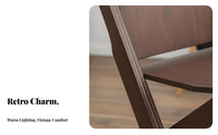 Space-Saving Foldable Dining Chair Sturdy and Stable Retro Dining Chair Portable Seating for Apartment Dwellers, Design Enthusiasts, Balcony, Garden, Outdoor, Events