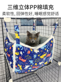 猫窝冬季保暖猫笼子内挂窝四季通用宠物狗窝加厚防寒两用猫咪吊床