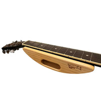 CALLOWAY Wooden Guitar Neck Rest, Half-Round Shape, for Electric and Acoustic Guitars