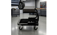 Rolling Workshop Stool Compact Storage Workshop Stool 300 Capacity Work Seating for Mechanics, Repair Shop